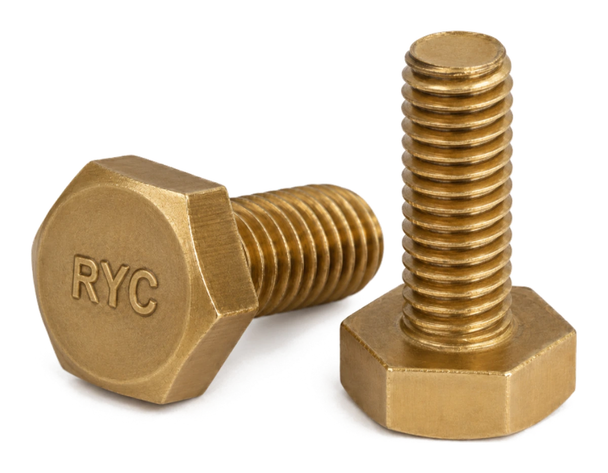 Pernos de bronce del catálogo industrial de RYC